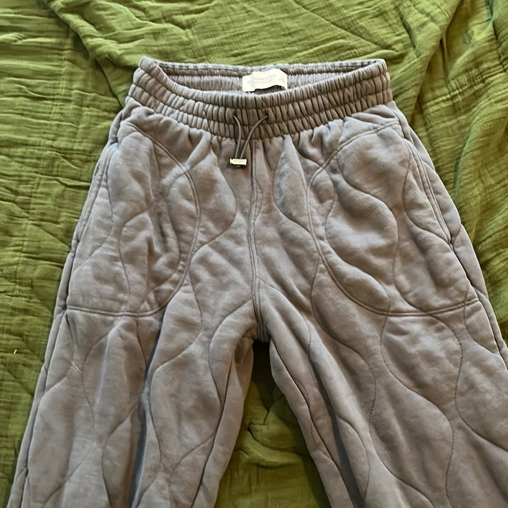 Abercrombie and Fitch Soft Collection Quilted Jogger